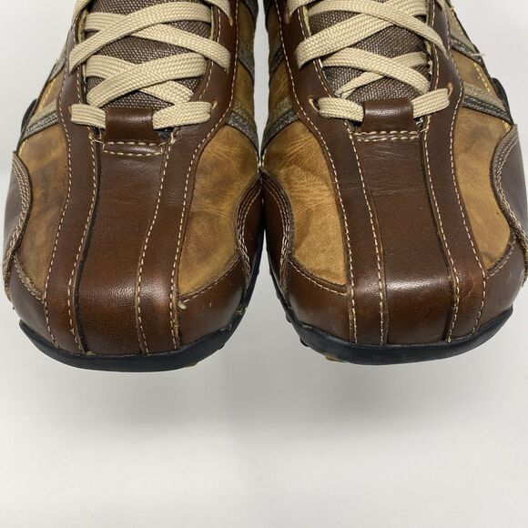 Skechers Men 10 Urban Track 60449 Brown Leather Oxford Casual Shoe VTG Y2K Retro main image 13